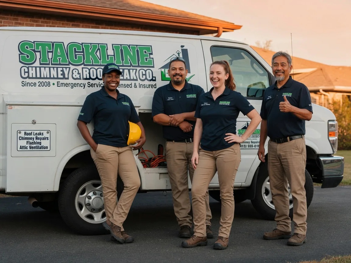 Chimney flashing repair company in Grandfalls, TX